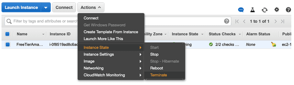 ec2 terminate